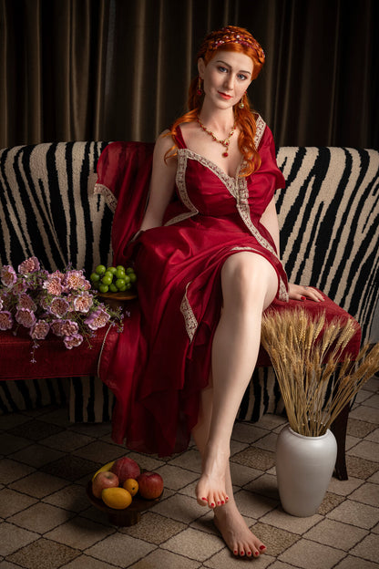 Starpery 165cm (5ft4") Lady Redhead Elegant Silicone Sex Doll - G-Cup - Lucretia