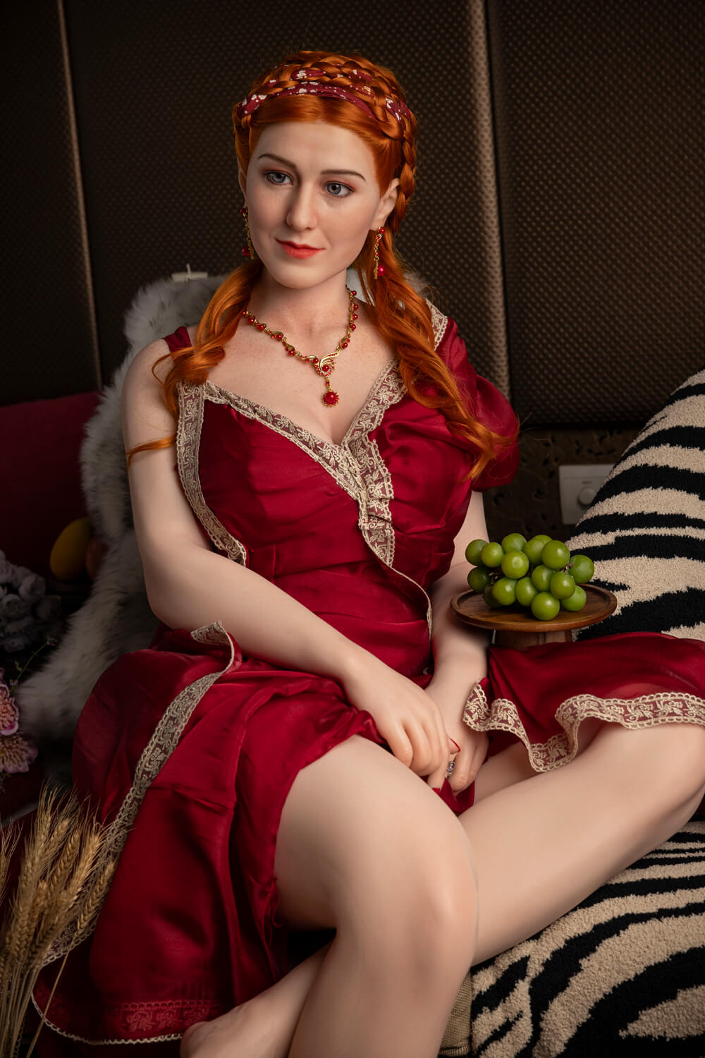 Starpery 165cm (5ft4") Lady Redhead Elegant Silicone Sex Doll - G-Cup - Lucretia
