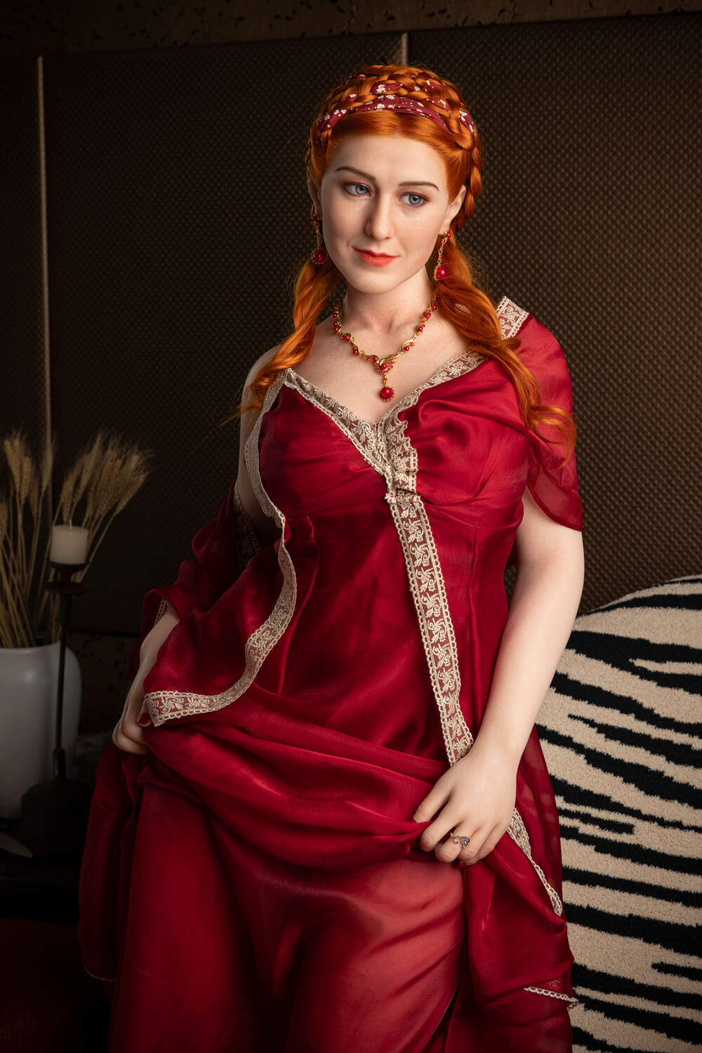 Starpery 165cm (5ft4") Lady Redhead Elegant Silicone Sex Doll - G-Cup - Lucretia