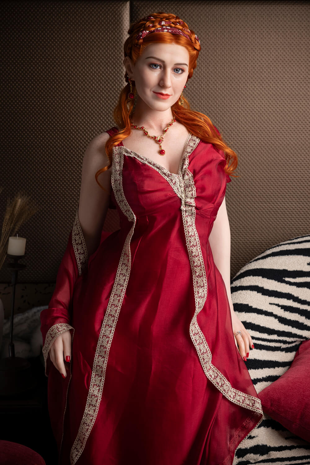 Starpery 165cm (5ft4") Lady Redhead Elegant Silicone Sex Doll - G-Cup - Lucretia