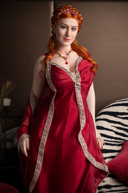 Starpery 165cm (5ft4") Lady Redhead Elegant Silicone Sex Doll - G-Cup - Lucretia
