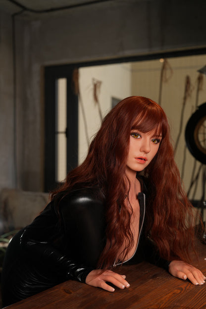 Starpery 165cm (5ft5") Sensual Redhead ROS Head Sex Doll - D-Cup - Natalia