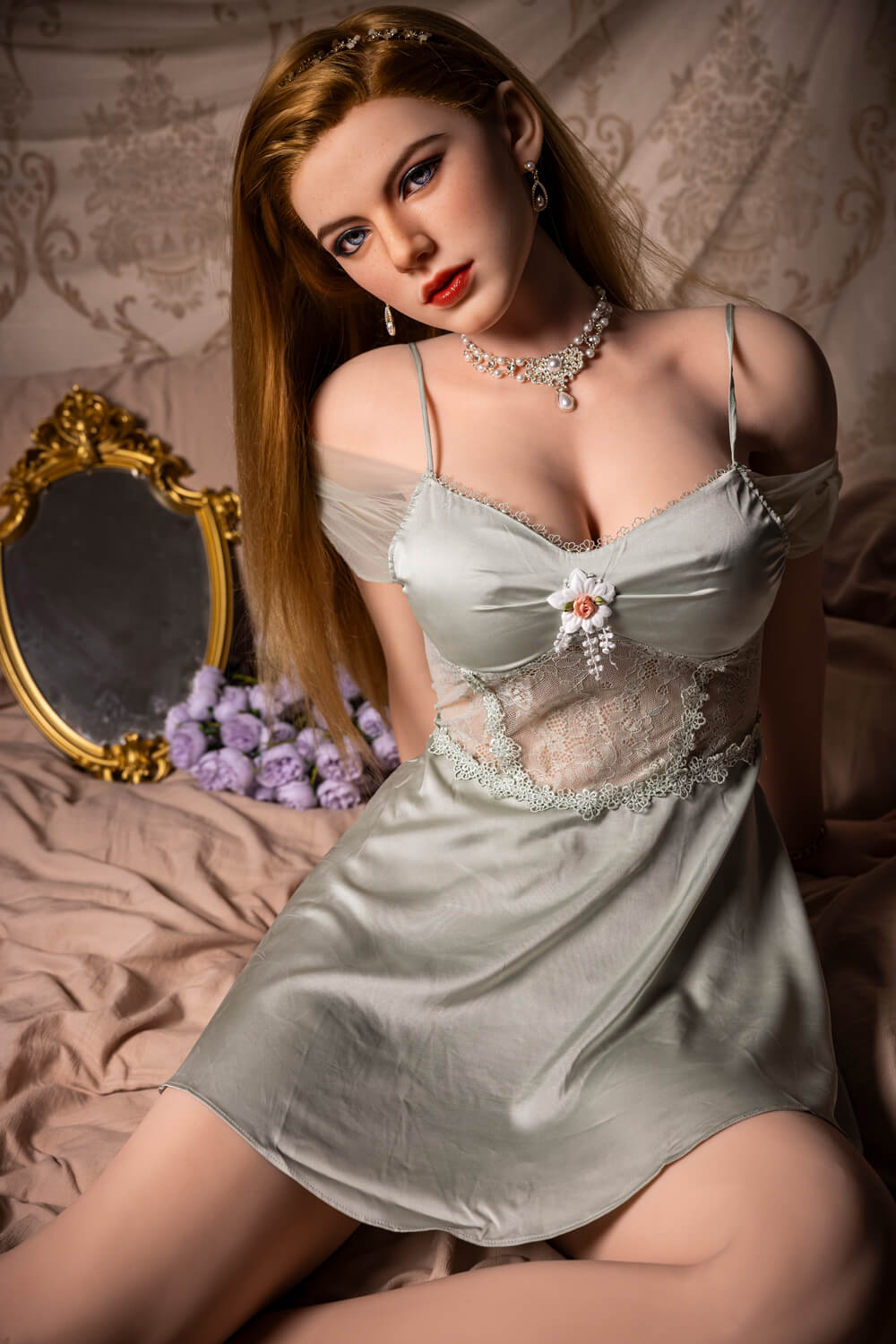 Starpery 167cm (5ft6") Sensual Blonde Silicone Sex Doll - E-Cup - Mira