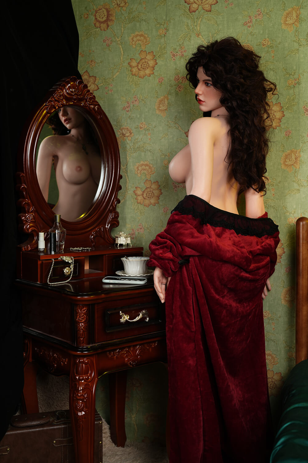 Starpery 167cm (5ft6") Sexy Curly Full Silicone Sex Doll - E-Cup - Mira