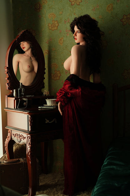 Starpery 167cm (5ft6") Sexy Curly Full Silicone Sex Doll - E-Cup - Mira