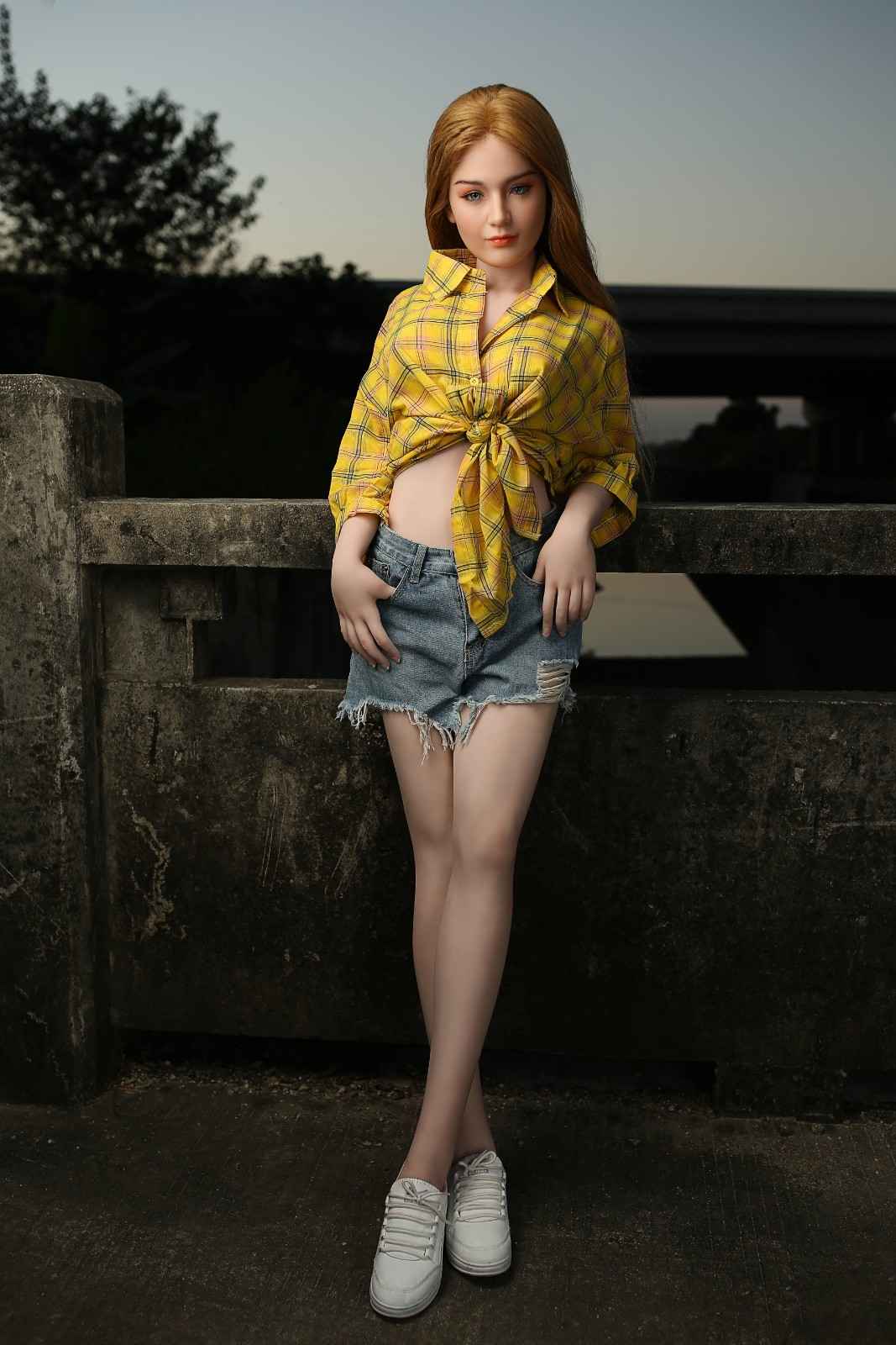 169cm (5ft6") Bashful Hybrid Love Doll TPE Body with Silicone Head - C- Cup- Daisy, Starpery, , Sexy Real Sex Dolls