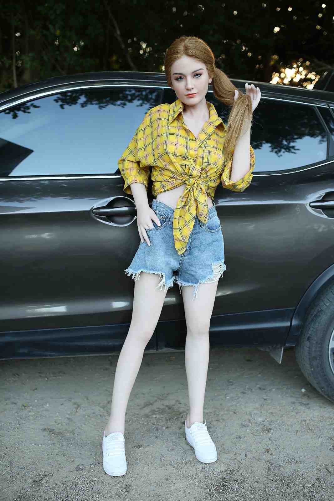 169cm (5ft6") Bashful Hybrid Love Doll TPE Body with Silicone Head - C- Cup- Daisy, Starpery, , Sexy Real Sex Dolls