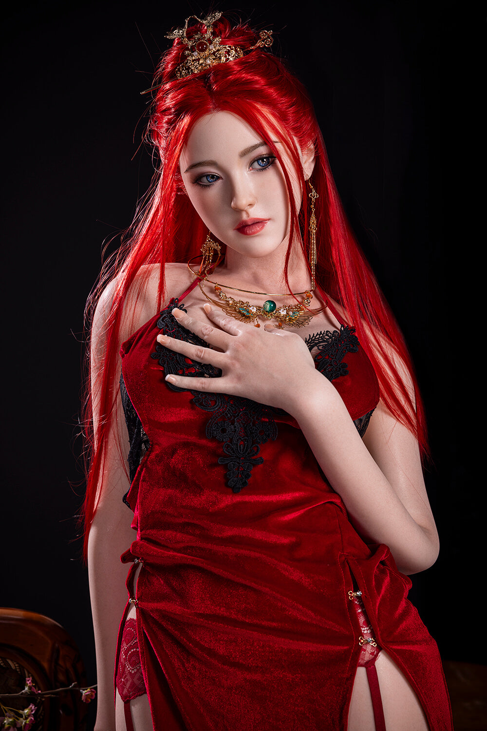 Starpery 169cm (5ft6') Bombshell Redhead  Full Silicone Sex Doll - C-Cup - Dache Zheng