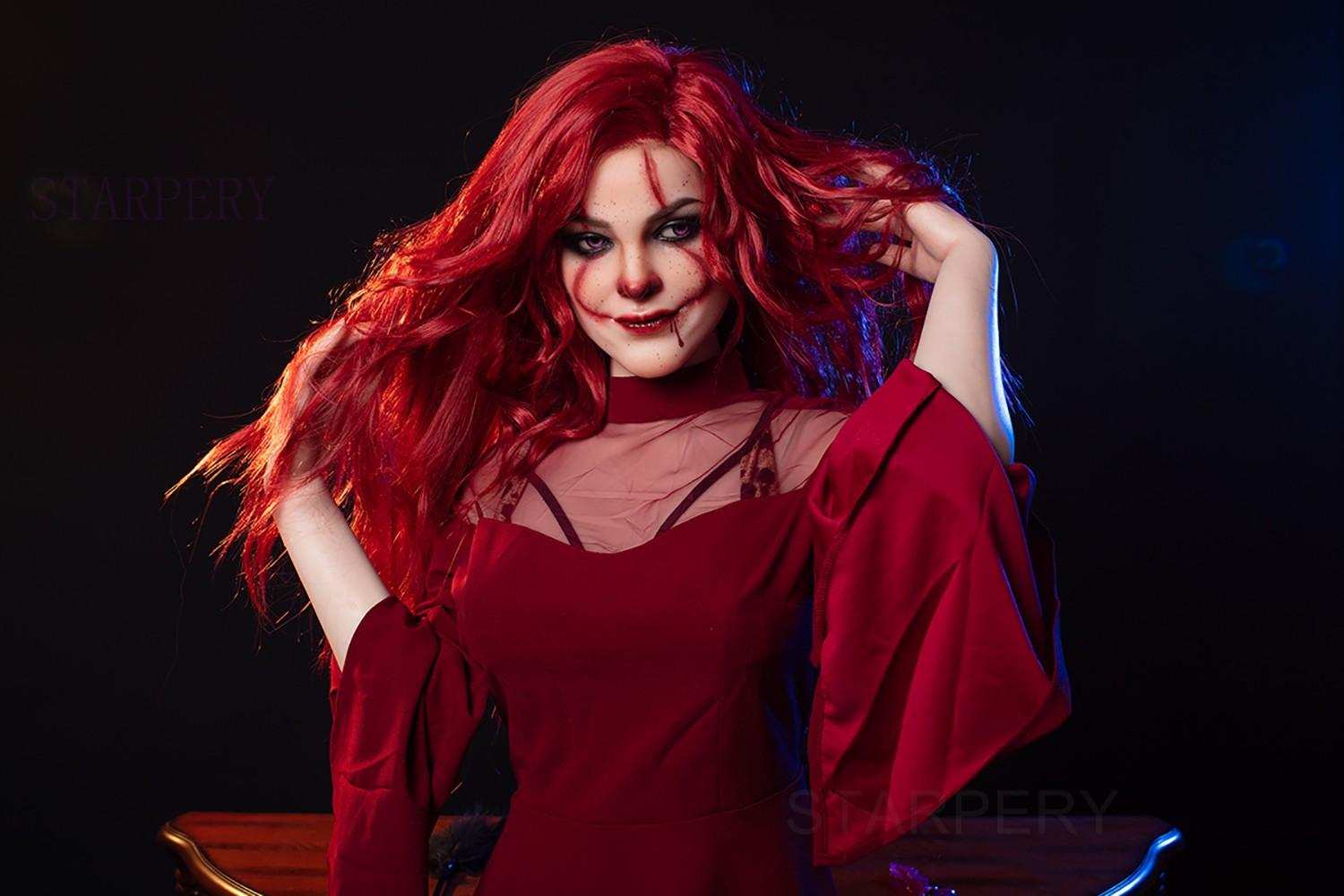 169cm (5ft6")  Clown Cosplay Sex Dolls - C-Cup - Leviathan, Starpery, , Sexy Real Sex Dolls