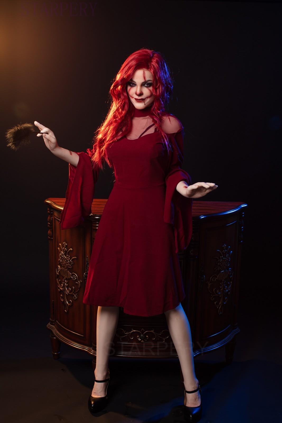 169cm (5ft6")  Clown Cosplay Sex Dolls - C-Cup - Leviathan, Starpery, , Sexy Real Sex Dolls