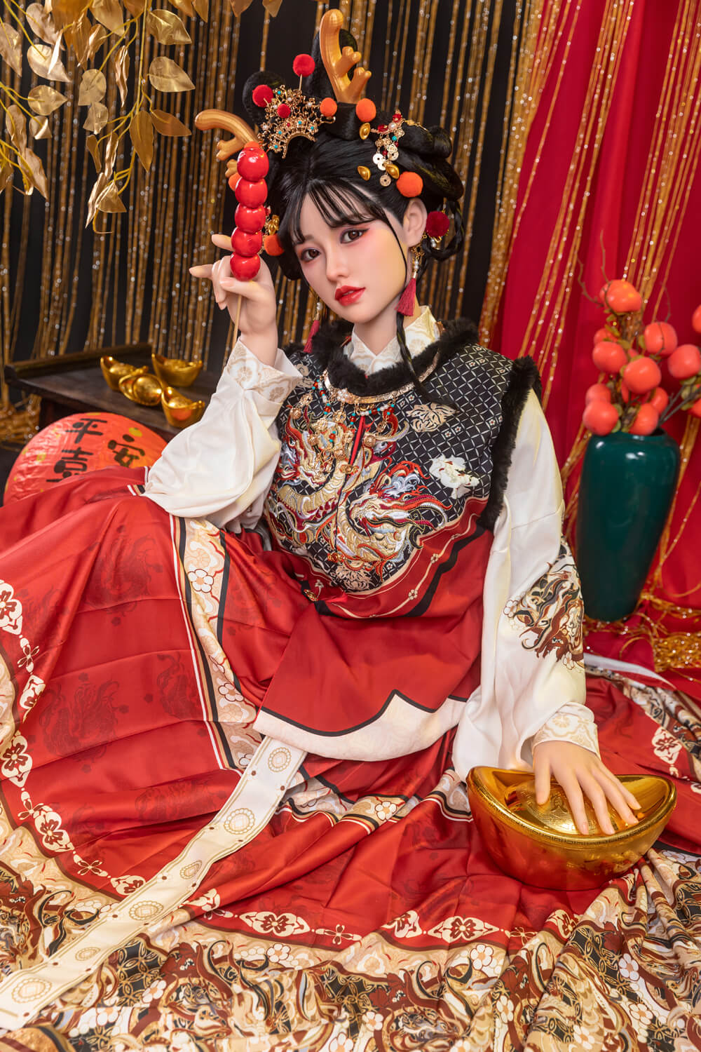 Starpery 169cm (5ft6") New Year China Silicone Sex Doll - C-Cup - Wuchi