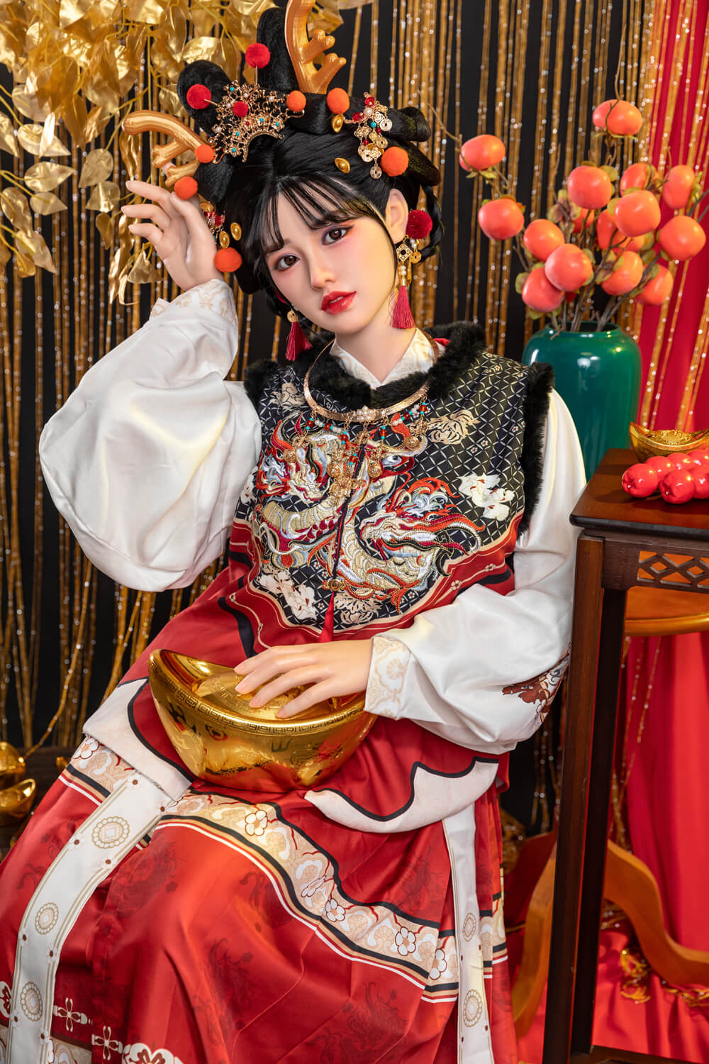 Starpery 169cm (5ft6") New Year China Silicone Sex Doll - C-Cup - Wuchi