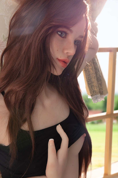 Starpery 171cm (5ft7') Fiery Red Head Big Lips Sexydoll - A-Cup - Heidi