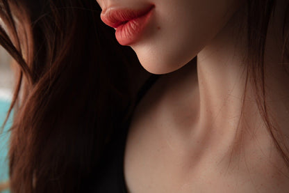 Starpery 171cm (5ft7') Fiery Red Head Big Lips Sexydoll - A-Cup - Heidi