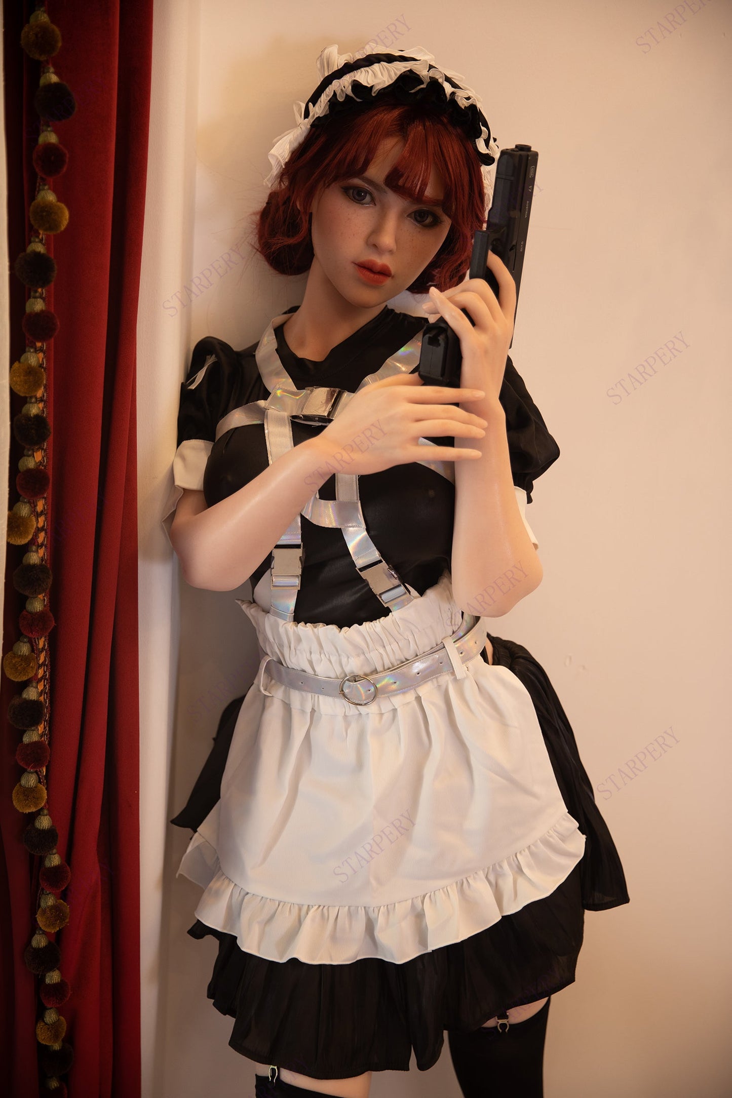 Starpery 171cm (5ft7") French Maid Custom Sexdoll Silicone - D-Cup - Iris