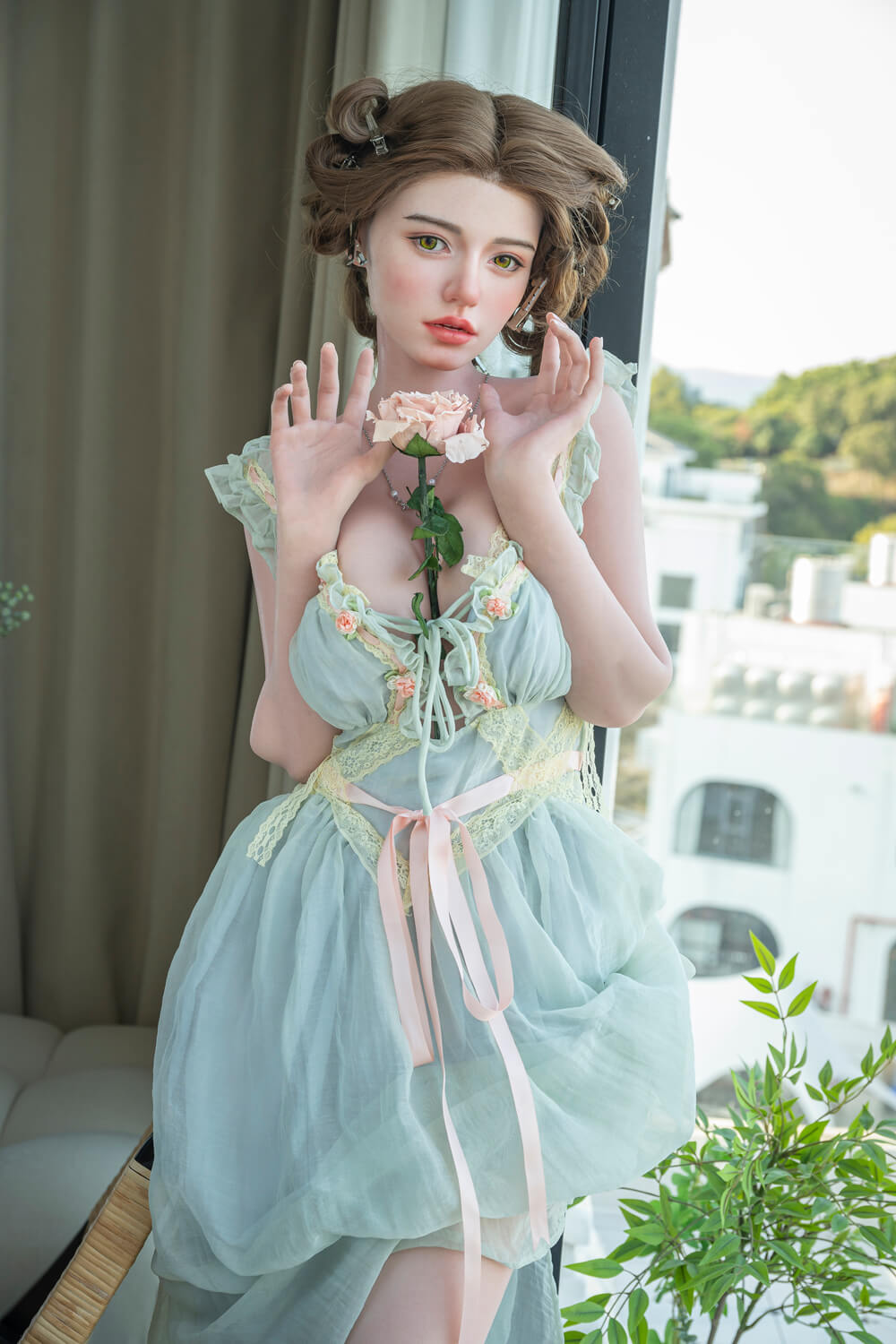 Starpery 171cm (5ft9") Lovely European ROS Head Silicone Sex Doll - D-Cup - Natalia