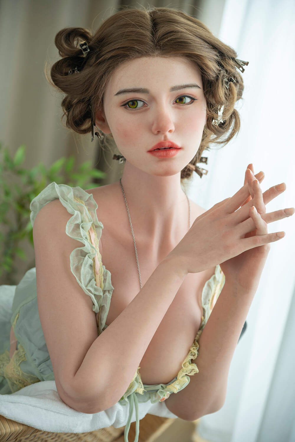 Starpery 171cm (5ft9") Lovely European ROS Head Silicone Sex Doll - D-Cup - Natalia