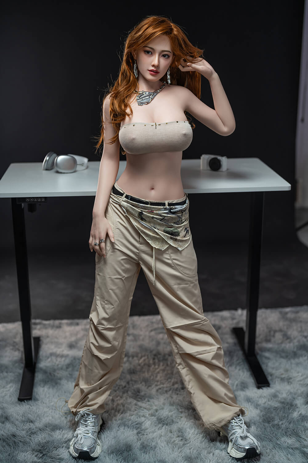 Starpery 171cm (5ft9') Redhead Asian Silicone Sex Doll - D-Cup - Misa
