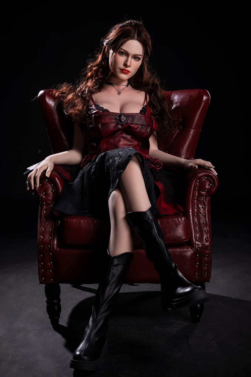 Starpery 172cm (5ft8') Elegant Redhead Full Silicone Sex Doll - F-Cup - Eugenia