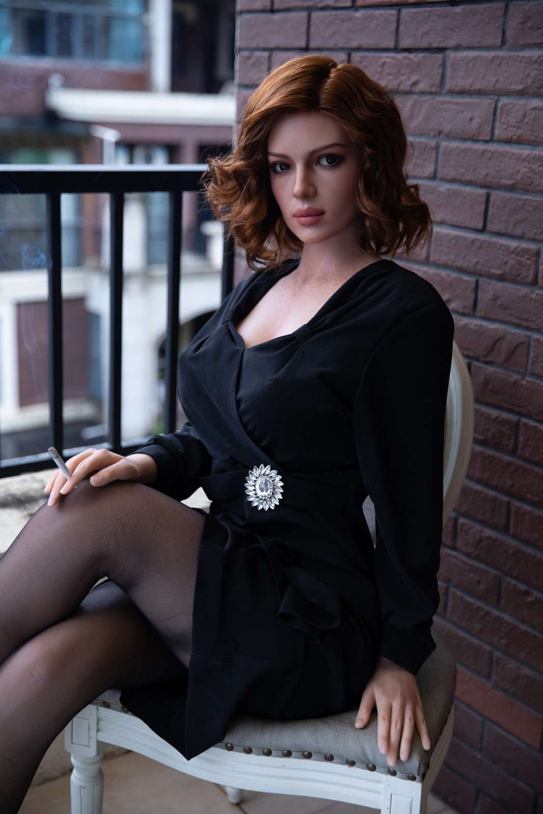 Starpery 172cm (5ft8") Sexy Lawyer Silicone Sex Doll - F-Cup - Winstead