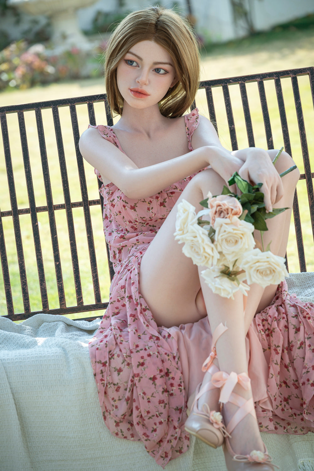 Starpery 174cm (5ft7") Blonde Summer Girl ROS Head Silicone Sex Doll - C-Cup - Hedy