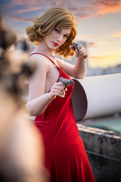 Starpery 174cm (5ft9") Sexy Blonde Europe Silicone Sex Doll D-Cup - Olivia