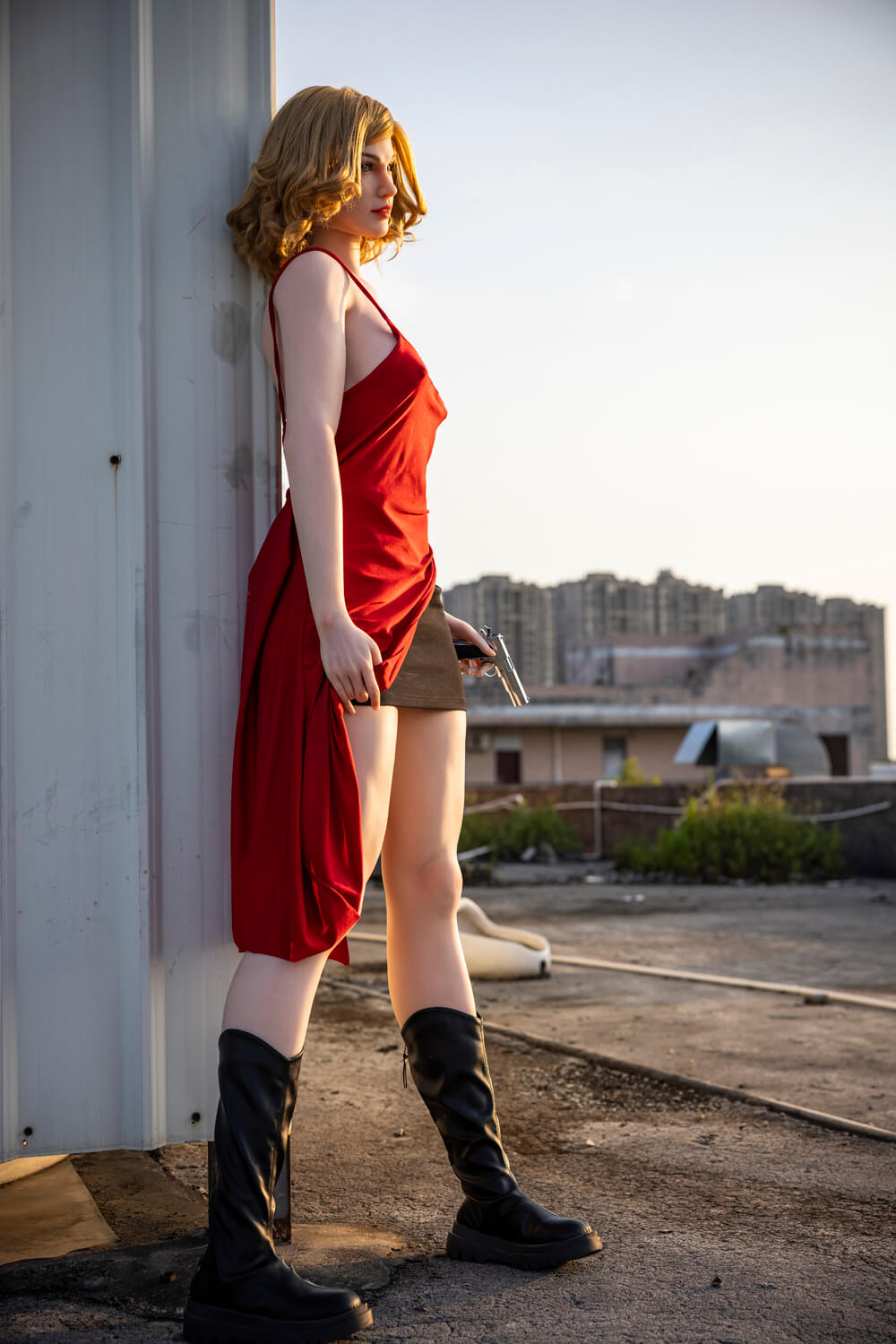 Starpery 174cm (5ft9") Sexy Blonde Europe Silicone Sex Doll D-Cup - Olivia