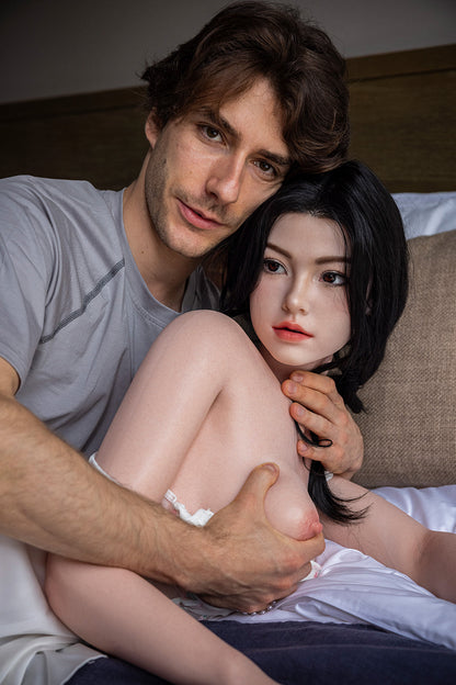 Starpery 176cm (5ft7") Skinny Asian ROS Head Silicone Sex Doll - C-Cup - Qingwen