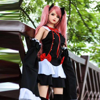 SY Dolls 148cm (4ft10") Pink Hair Anime TPE Sex Doll – Head #97
