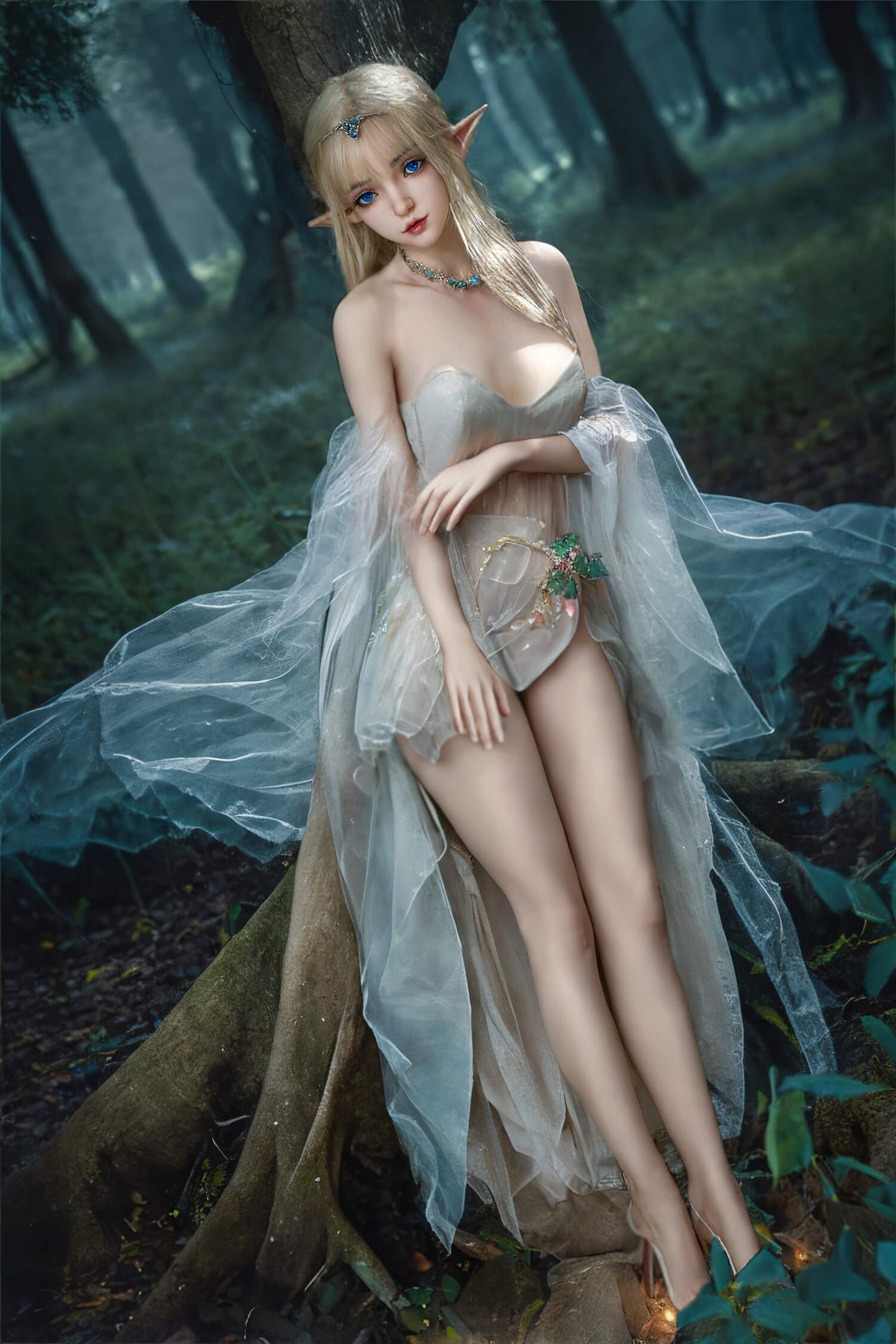 SY Dolls 150cm (4ft11") Silicone Sex Doll with Movable Jaw - A-Cup - In Stock | Europe Only