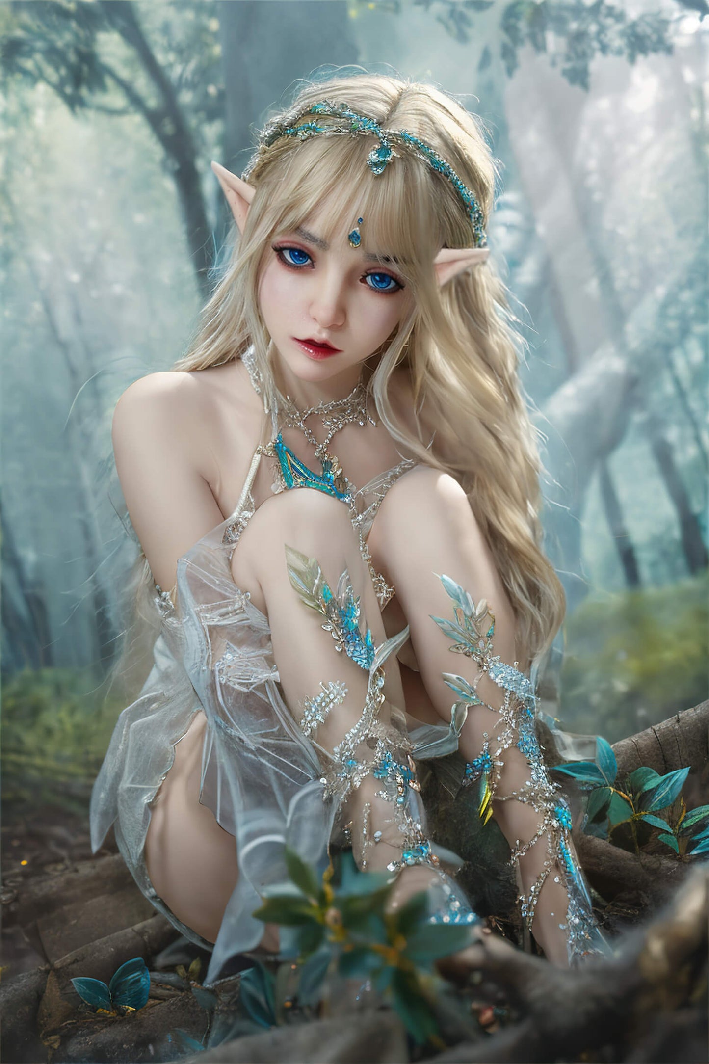 SY Dolls 150cm (4ft11") Silicone Sex Doll with Movable Jaw - A-Cup - In Stock | Europe Only