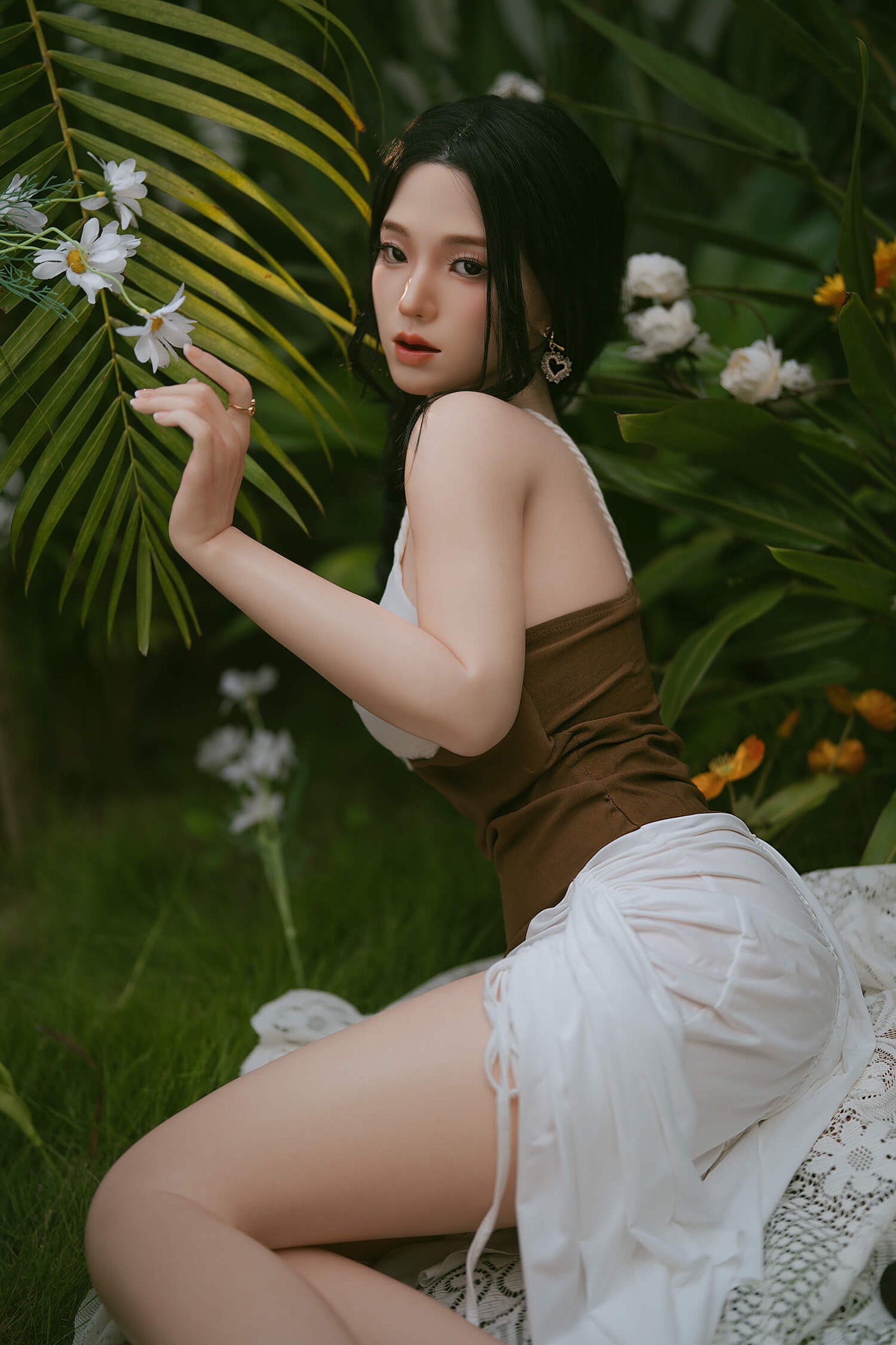 SY Dolls 164cm (5ft4") Ready-to-Ship Asian Full Silicone Sex Doll Movable Jaw - D-Cup