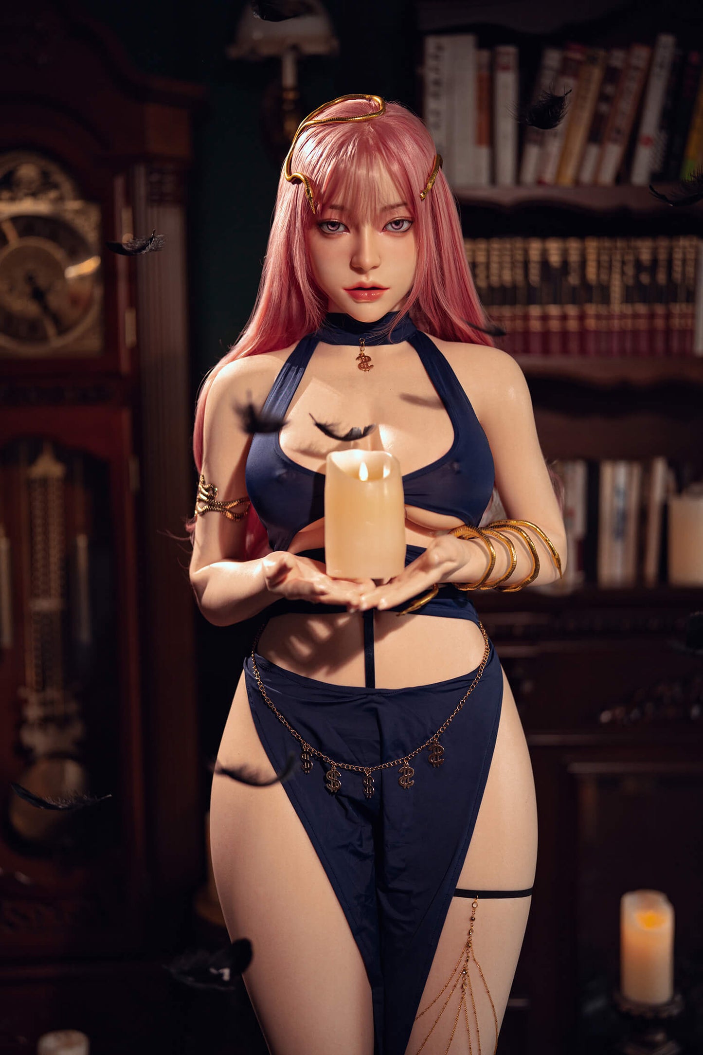 SY Dolls 164cm (5ft4") Ready-to-Ship Exotic Pink-Hair Full Silicone Sex Doll - D-Cup