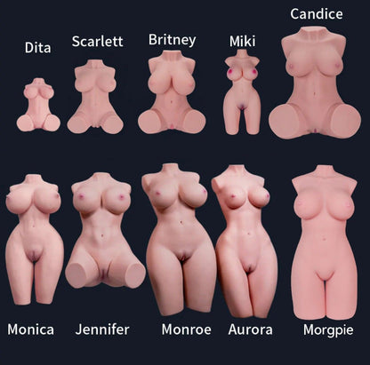 80cm (2ft7") Lifesize Torso Sex Doll with Tantabosom and Tantabutt – Morgpi
