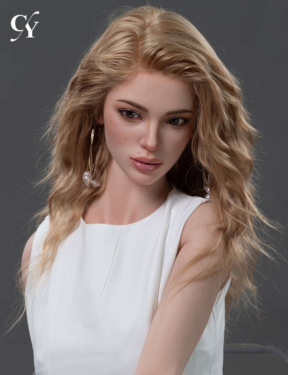 TOP CY Doll 168cm (5ft6") Full Silicone Doll ROS Head in Natural Skin - F-Cup - Maggie