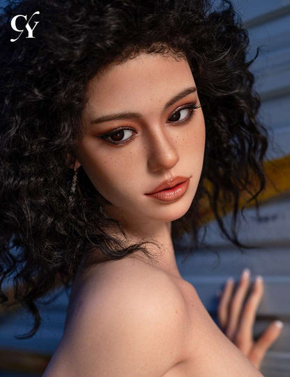 TOP CY Doll 168cm (5ft6") ROS Head Silicone Real Doll Sex Dolls - F-Cup - Tanya