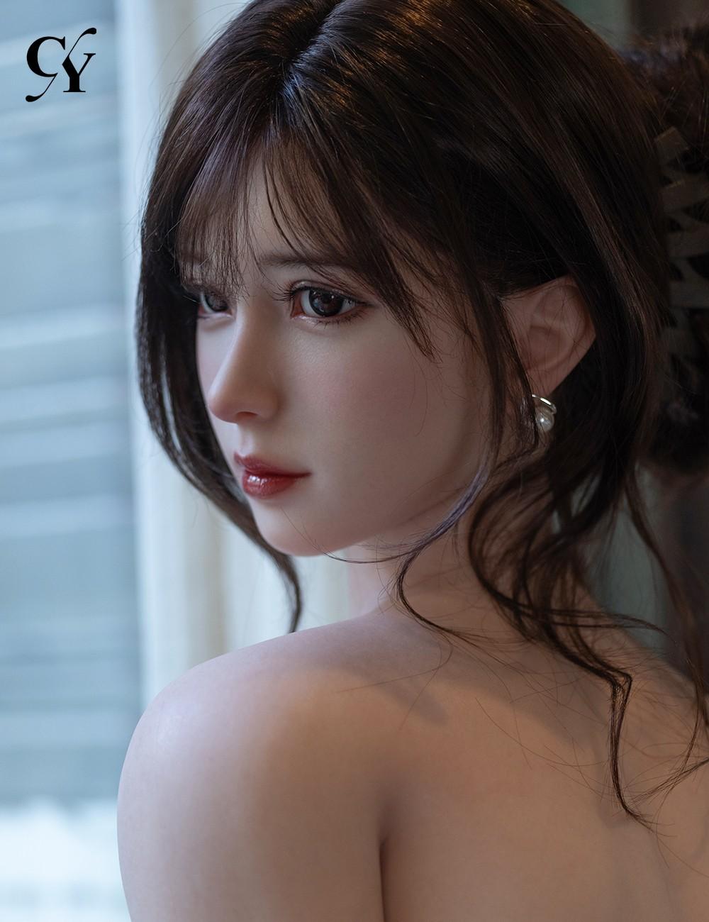 TOP CY Doll 168cm (5ft6")  Silicone Doll ROS Head w/ Natural Skin - F-Cup - Una