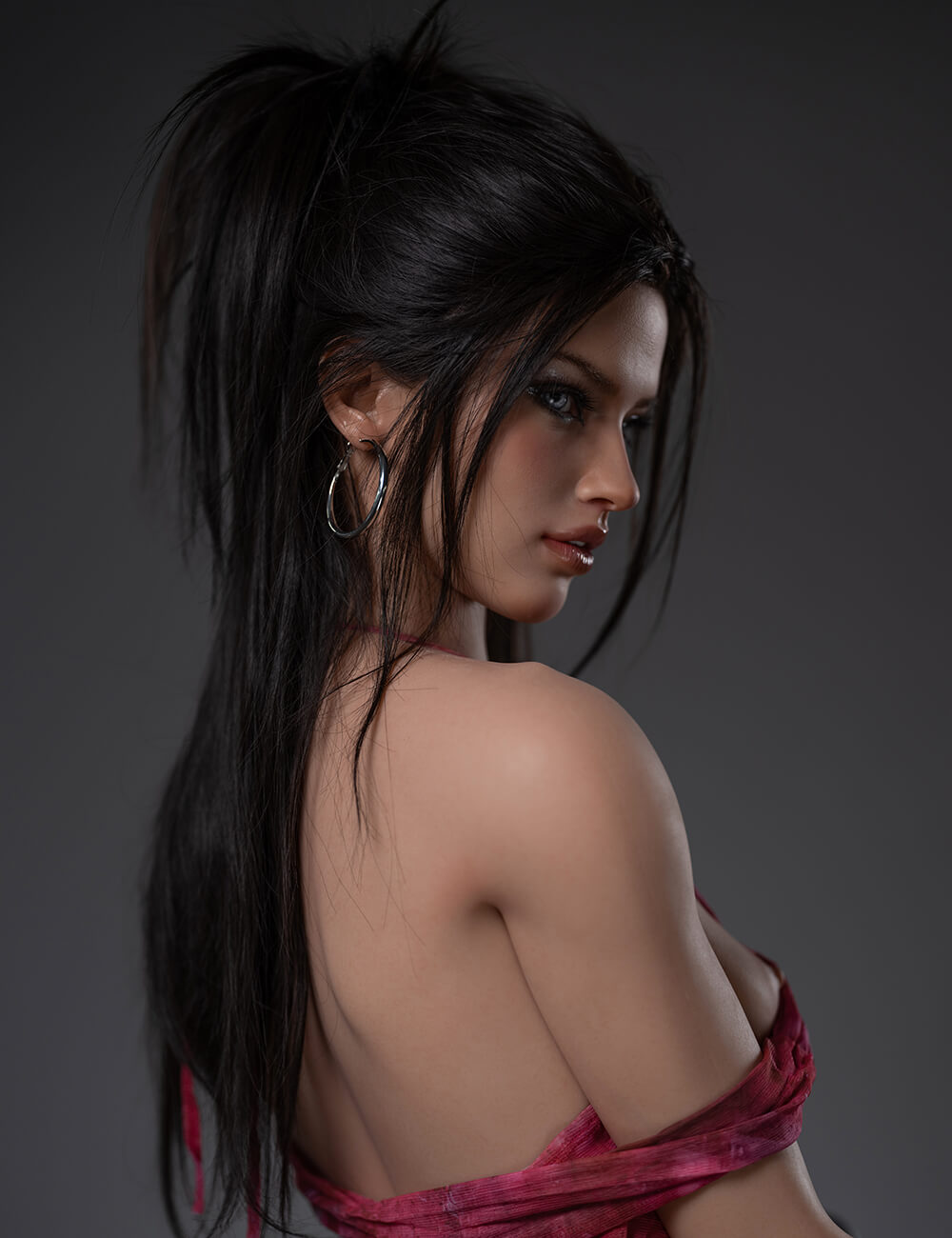 TOP CY Doll 172cm (5ft8") Brunette Full Silicone Sex Doll – A-Cup - Stella