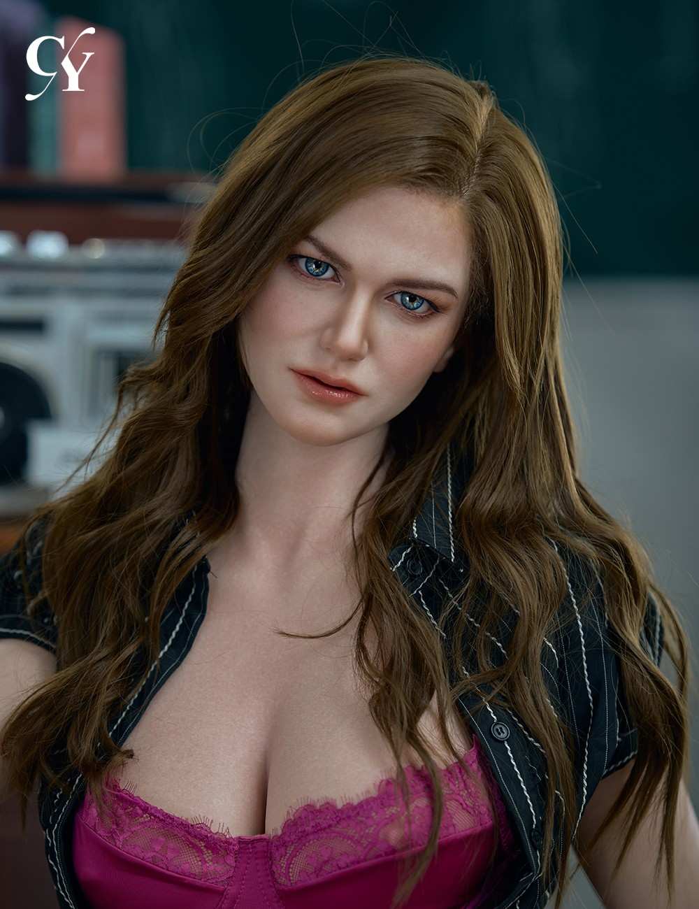 TOP CY Doll 176cm (5ft9') E-Cup Mature Silicone Sex Dolls - Rebecca 2 Teacher