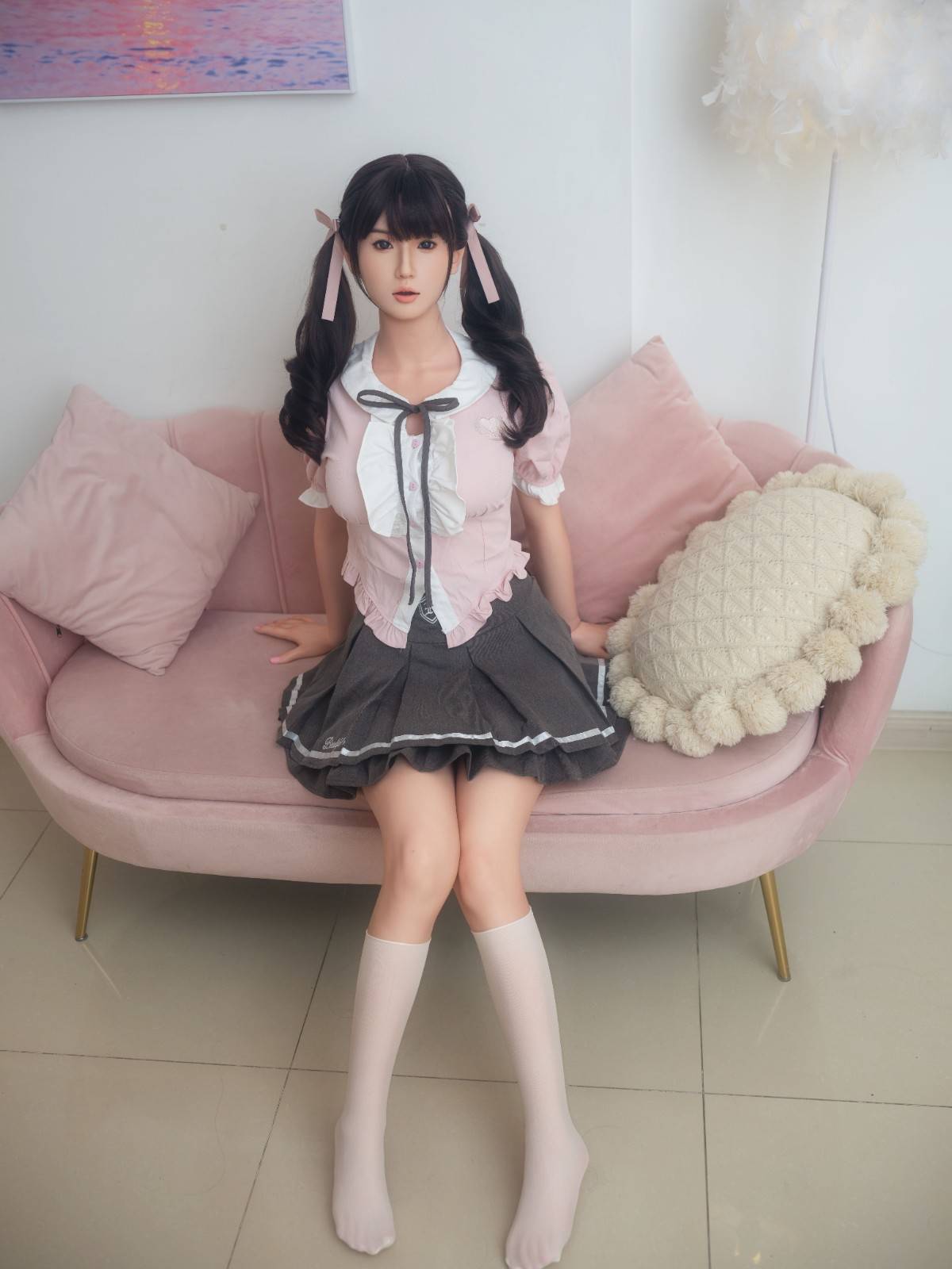Top Fire Doll 158cm (5ft1") Asiatic Silicone Sex Love Doll ROS Head - D-Cup – Esther