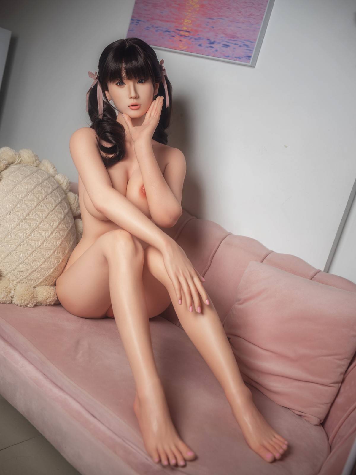 Top Fire Doll 158cm (5ft1") Asiatic Silicone Sex Love Doll ROS Head - D-Cup – Esther