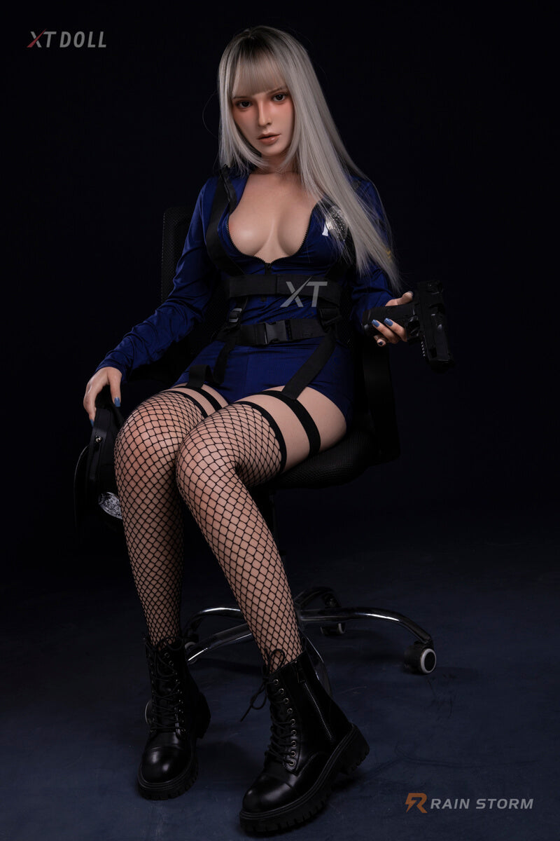 XT Dolls 164cm (5ft3") Police Girl Fantasy Lifesize Silicone Sex Doll - C-Cup - Hannah