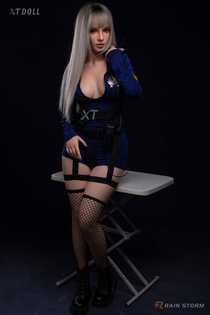 XT Dolls 164cm (5ft3") Police Girl Fantasy Lifesize Silicone Sex Doll - C-Cup - Hannah
