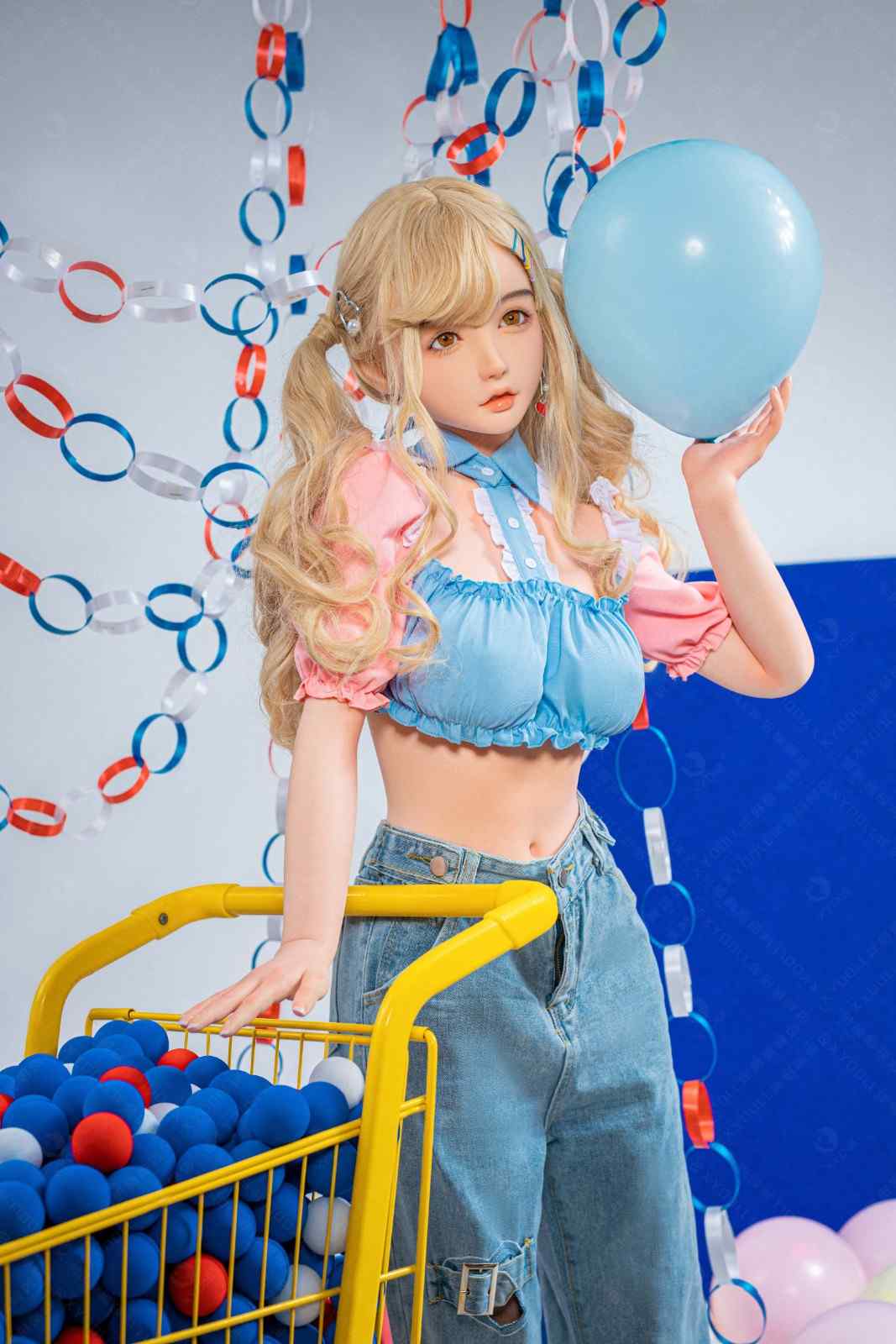 XY Dolls 148cm (4ft8") Blonde Asian Silicone Doll - C-Cup - Amily