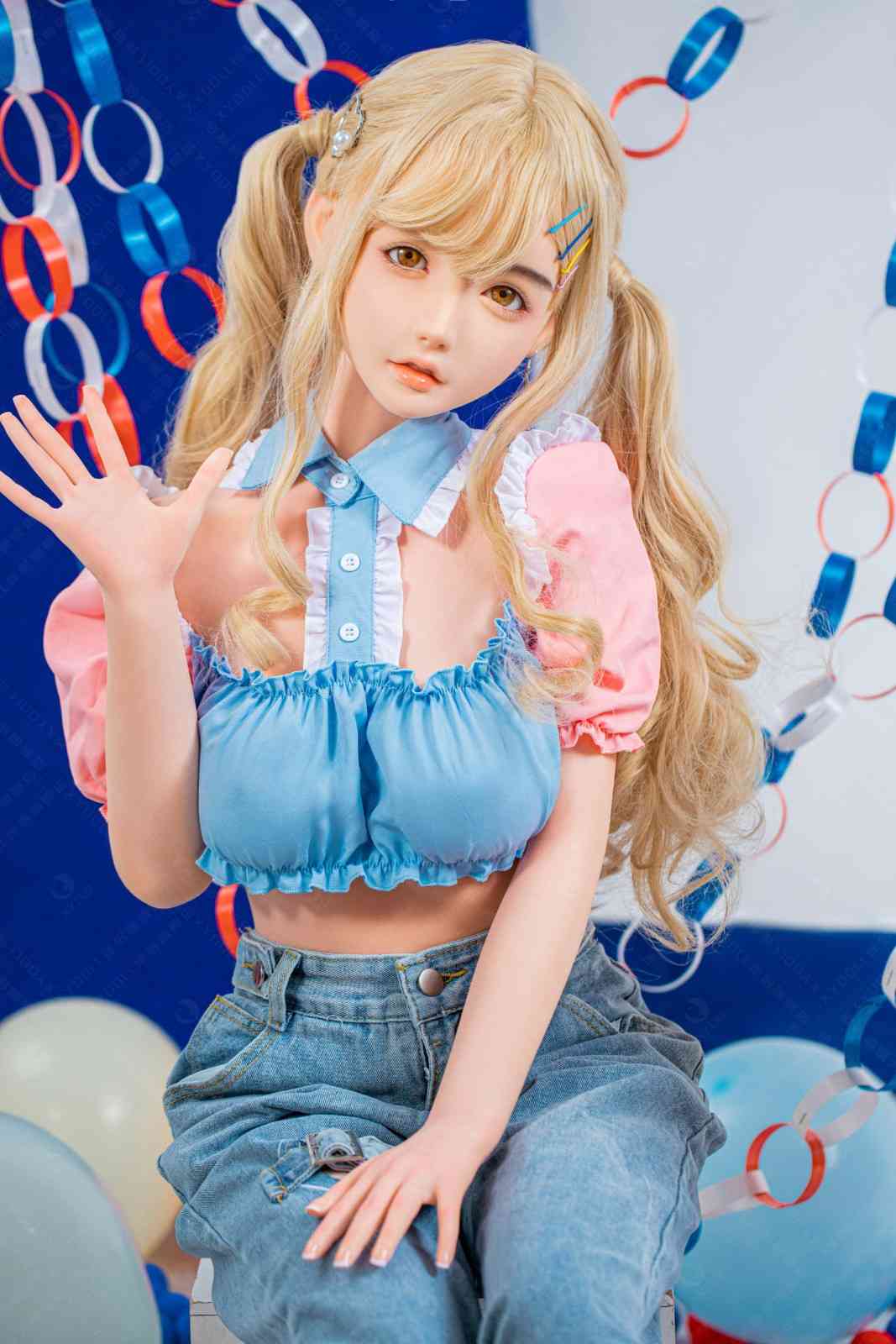 XY Dolls 148cm (4ft8") Blonde Asian Silicone Doll - C-Cup - Amily
