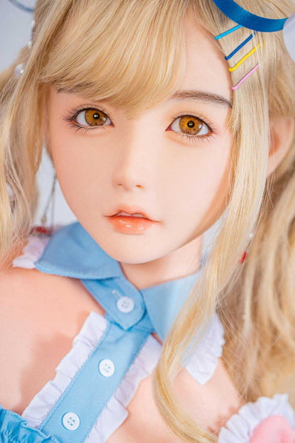 XY Dolls 148cm (4ft8") Blonde Asian Silicone Doll - C-Cup - Amily