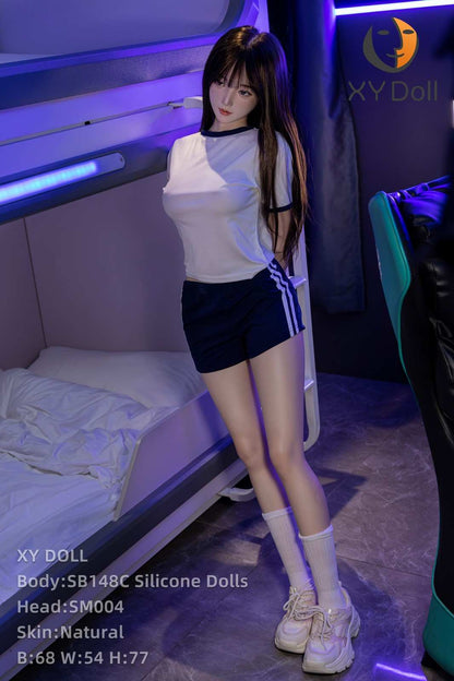 XY Dolls 148cm (4ft8") Tiny Girl Silicone Sex Love Doll - C-Cup