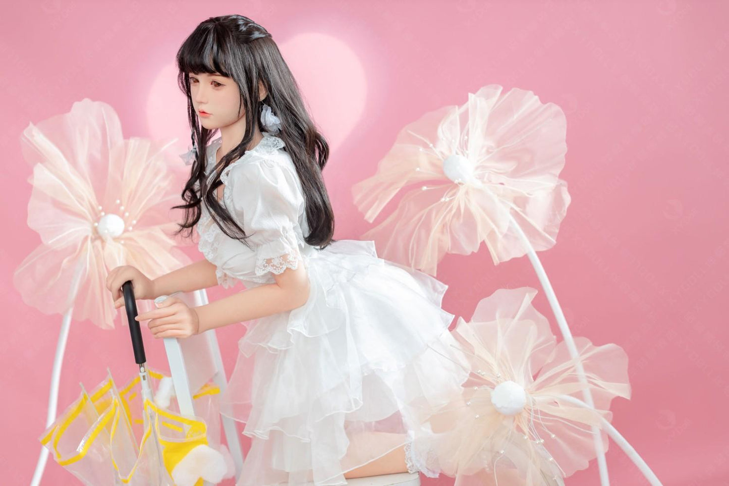 XY Dolls 148cm (4ft8") Valentines Day Girl Silicone Sex Love Doll - C-Cup - Alice