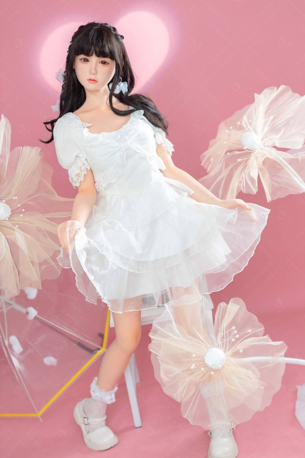 XY Dolls 148cm (4ft8") Valentines Day Girl Silicone Sex Love Doll - C-Cup - Alice