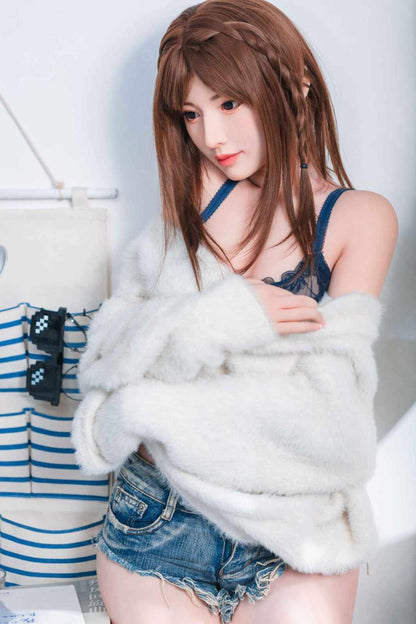XY Dolls 157cm (5ft1") Charming Silicone Sex Doll - A-Cup - Clara